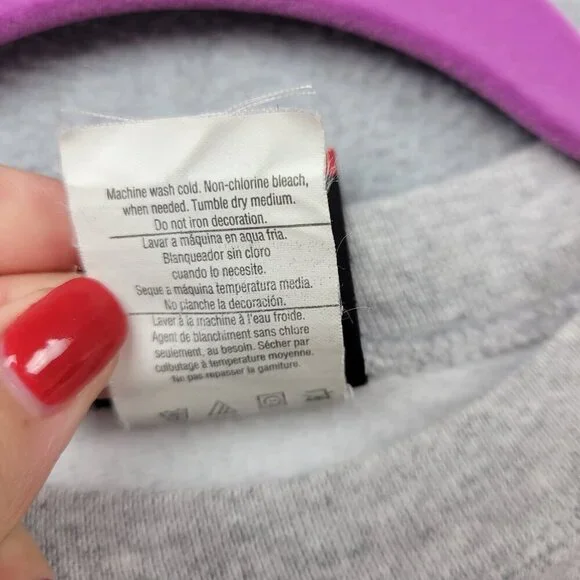 Vintage Hanes Beefy Tag Sweatshirt Size Small Maine Property Of 1820 Retro Vibe - Picture 6 of 11